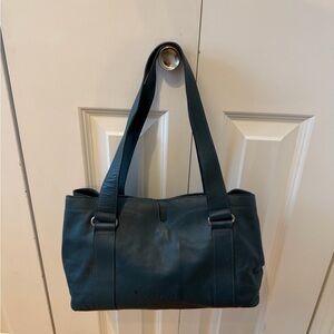 Vintage Lazaro leather Bag teal